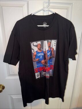 47 Brand Los Angeles Clippers SLAM cover Kawhi Leonard and Paul George tshirt